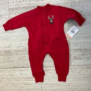 Cabela’s NWT infant union suit red 12 mo